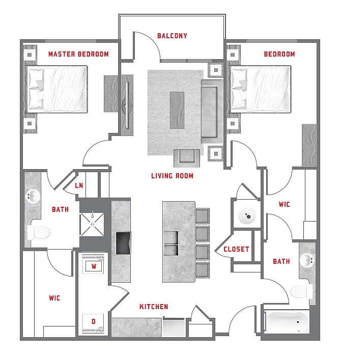 Floor plan B3