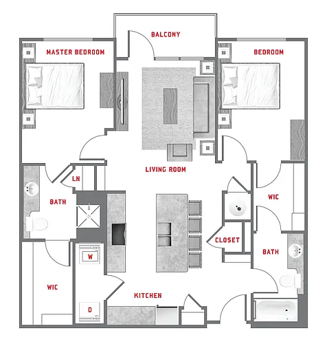 Floor plan B3