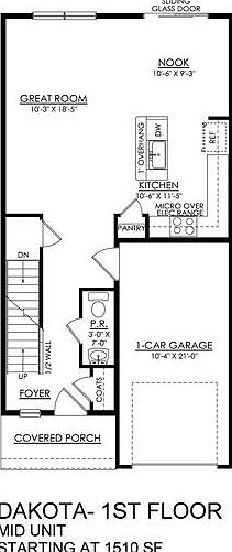 Dakota Interior Base - 1st Floor