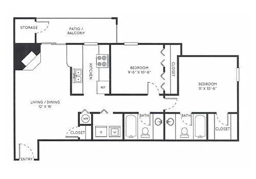 Floor plan B1-50