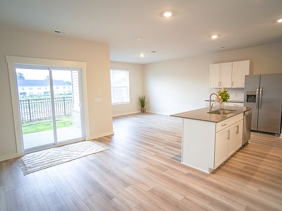 Living Room has a back entry door.