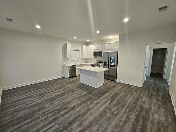 Living Room, Kitchen, Hallway View