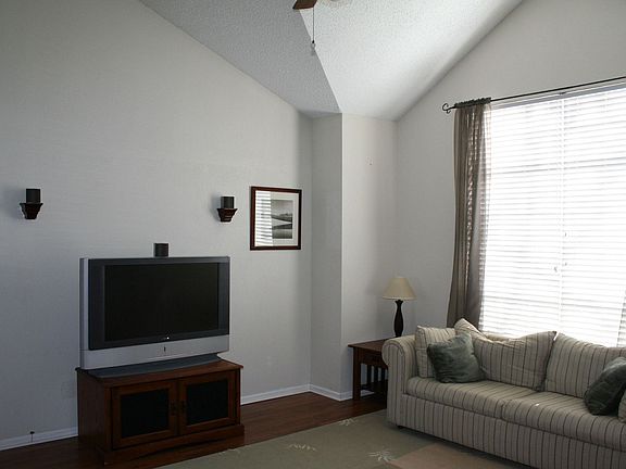 Living Area with Sweeping Cielings