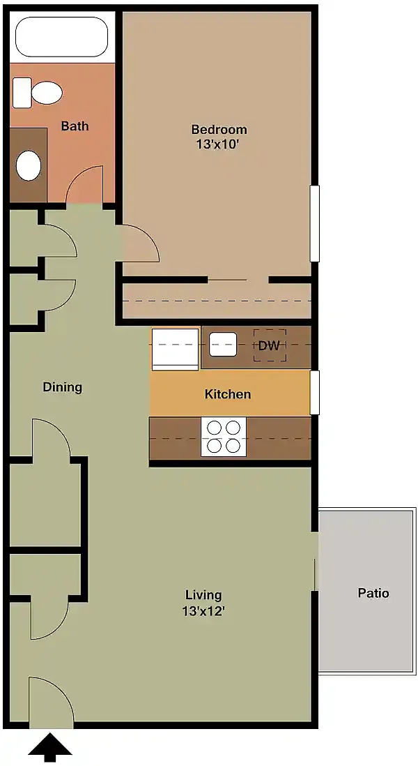 Floor plan A1 Royal Oak