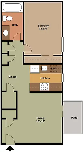 Floor plan A1 Royal Oak