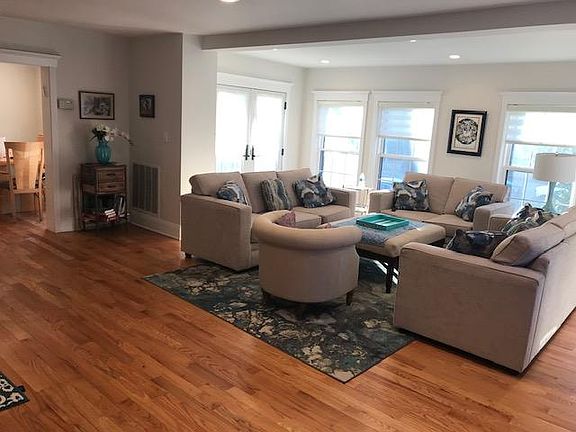 sunny living room newly decorated