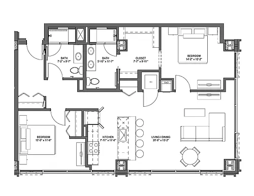Floor plan C9b