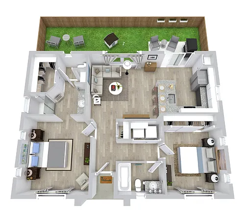 Floor plan The Retreat
