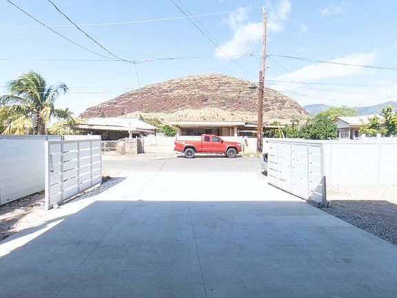 drive way with mountain view