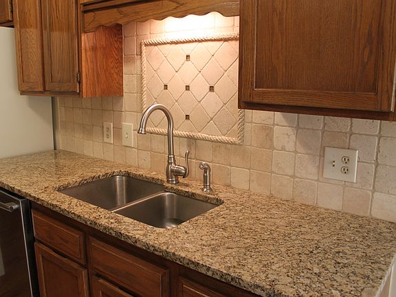 Kitchen - new granite, backsplash & dishwasher
