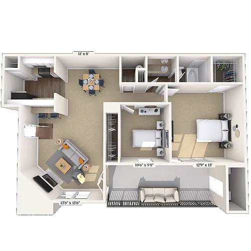 Floor plan El Paso