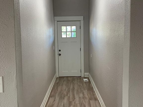 Entry Way - Brand new windowed door & Chandelier