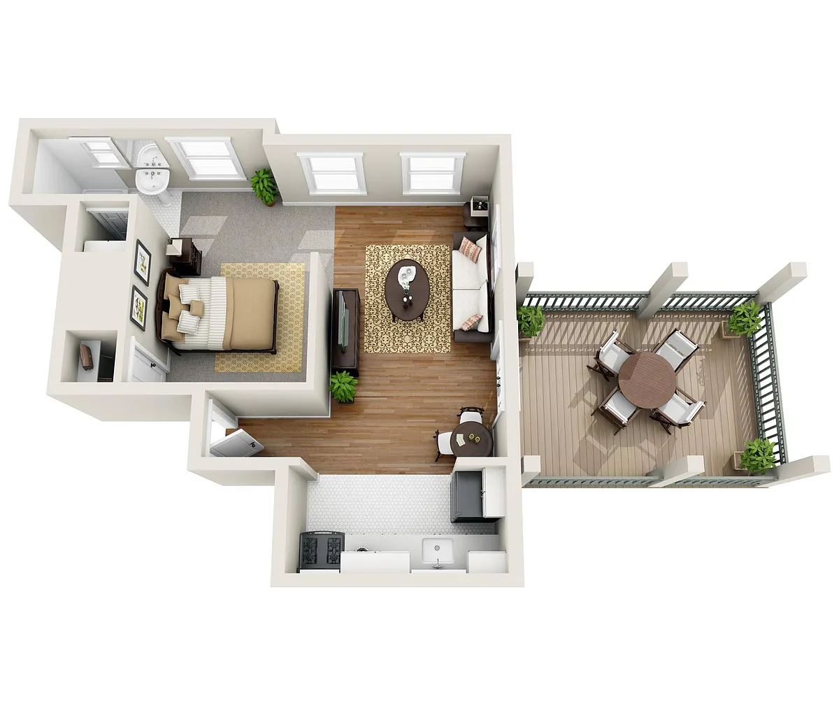 Floor plan Madrid - Penthouse