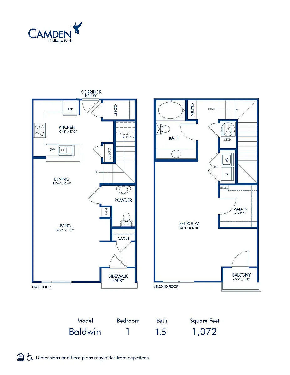 Floor plan Baldwin
