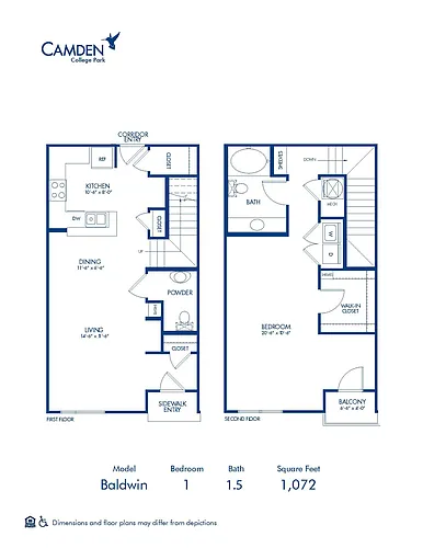 Floor plan Baldwin