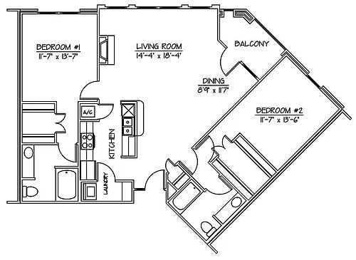Floor plan Bradford