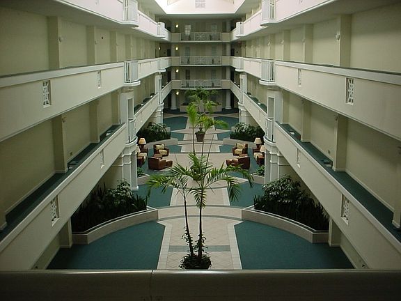 50' tall interior atrium