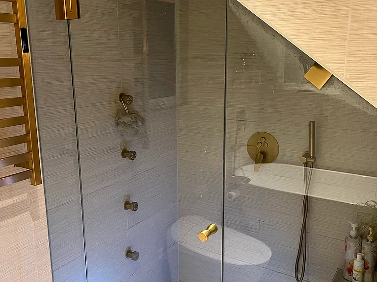 Lower level hallway bathroom #2 - Steam Shower