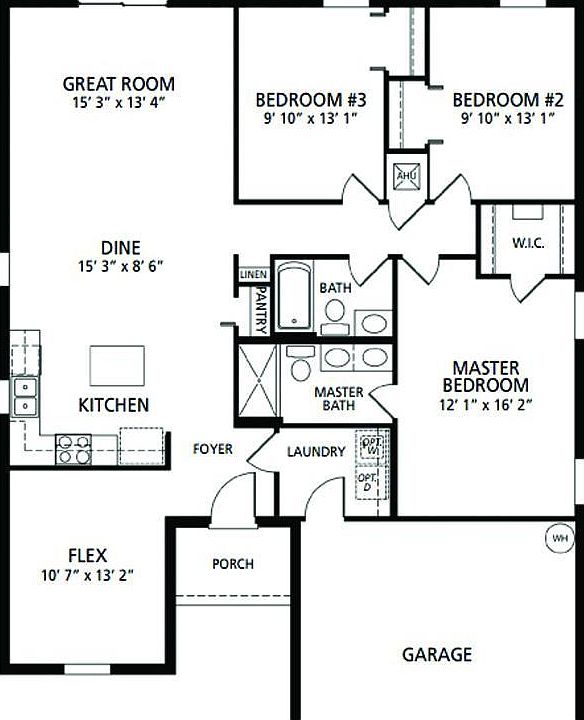 Elevation E - 1st Floor