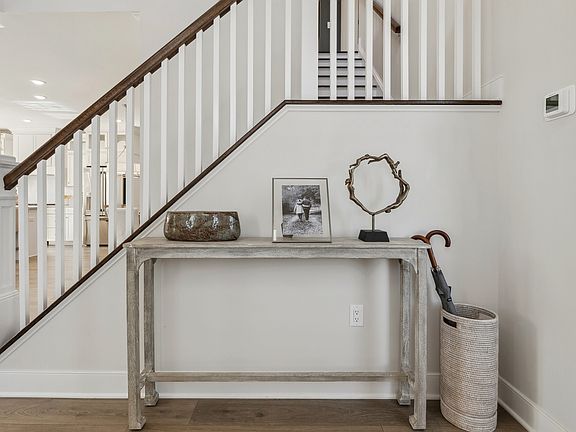 Inviting foyer with gorgeous finishes