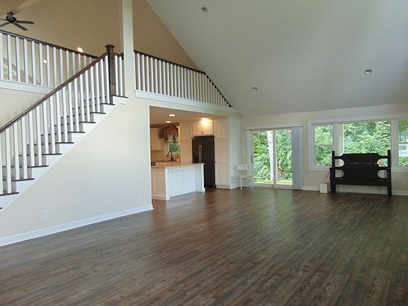Patio door opens to side porch.