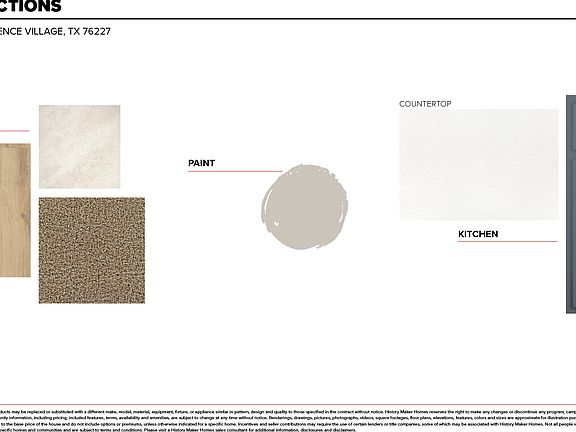 Selection Sheet