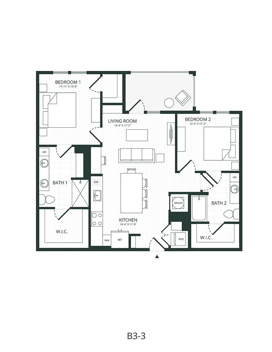 Floor plan B33