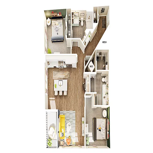 Floor plan B4