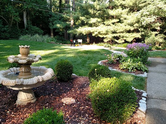 Private backyard