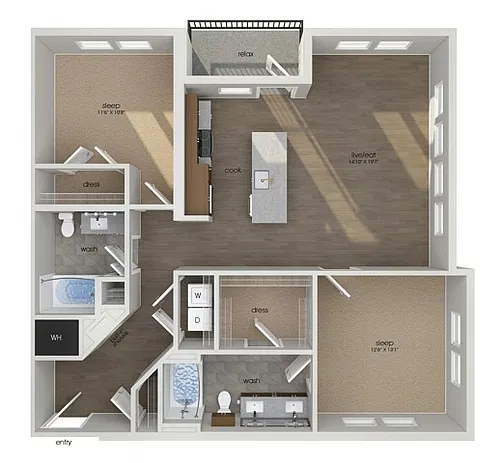 Floor plan B16