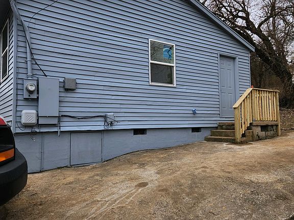 The second exit door and drive way