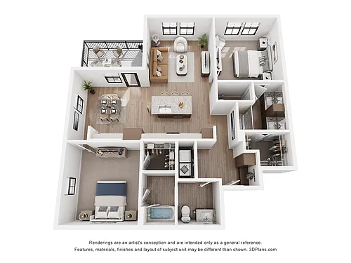 Floor plan B3