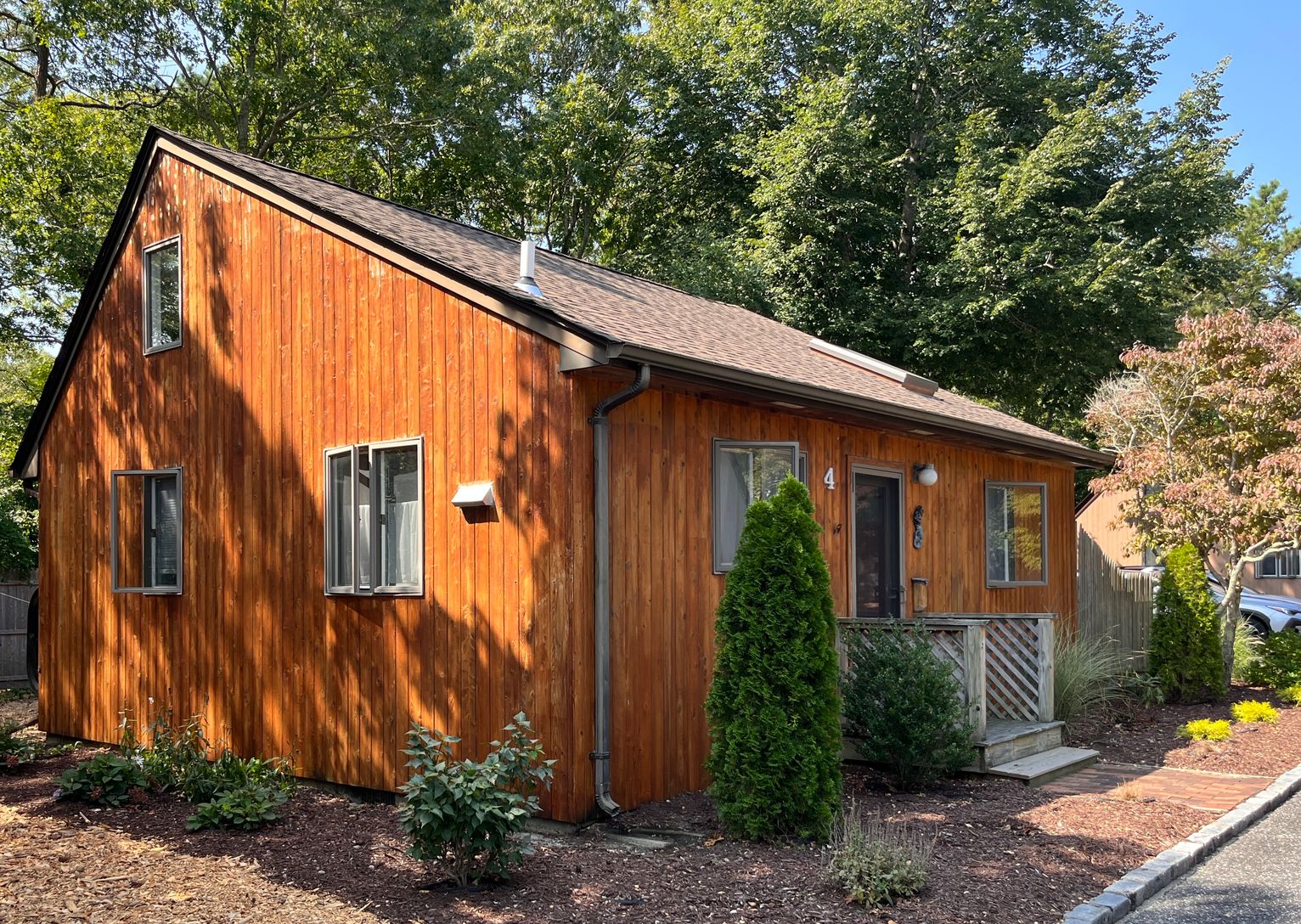 exterior east facing