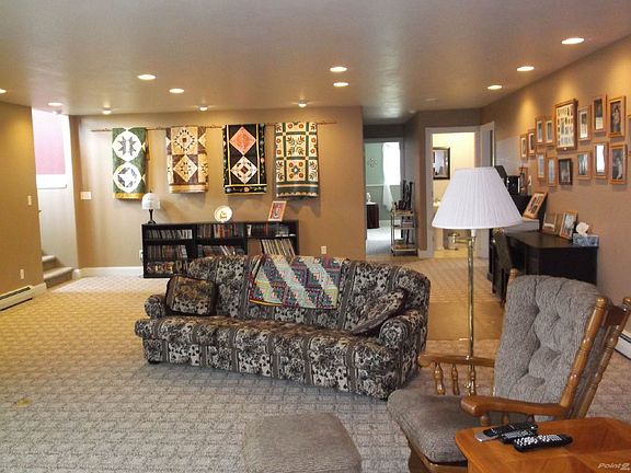 family room with room for a pool table etc