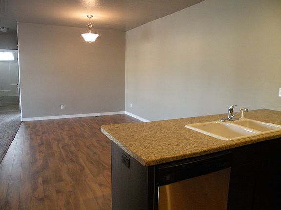 Kitchen overlooks dining 
