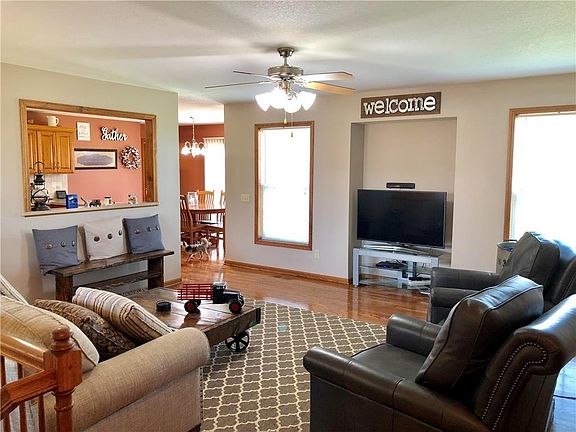 Open Living Room and Kitchen