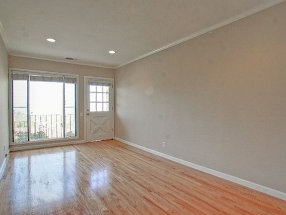 Gorgeous hardwood floors and lots of natural light