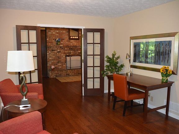 Living Room with desk