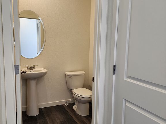 Half bathroom on first floor
