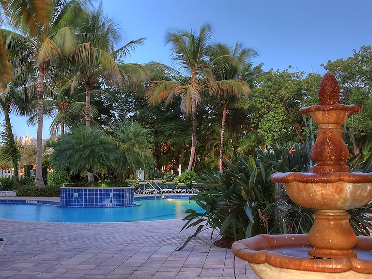 Pool In The Evening