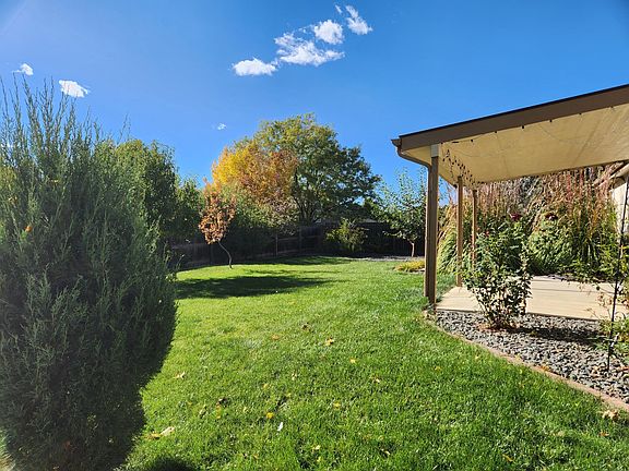Large back yard
