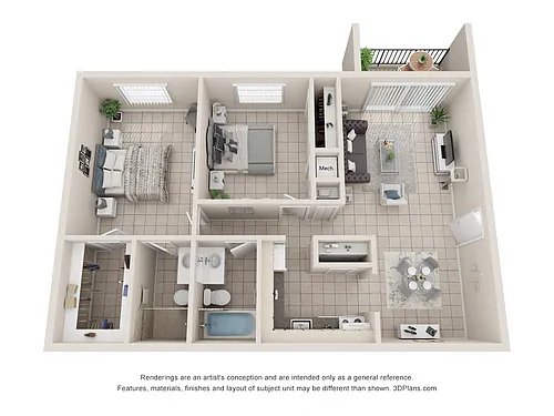 Floor plan Model B2