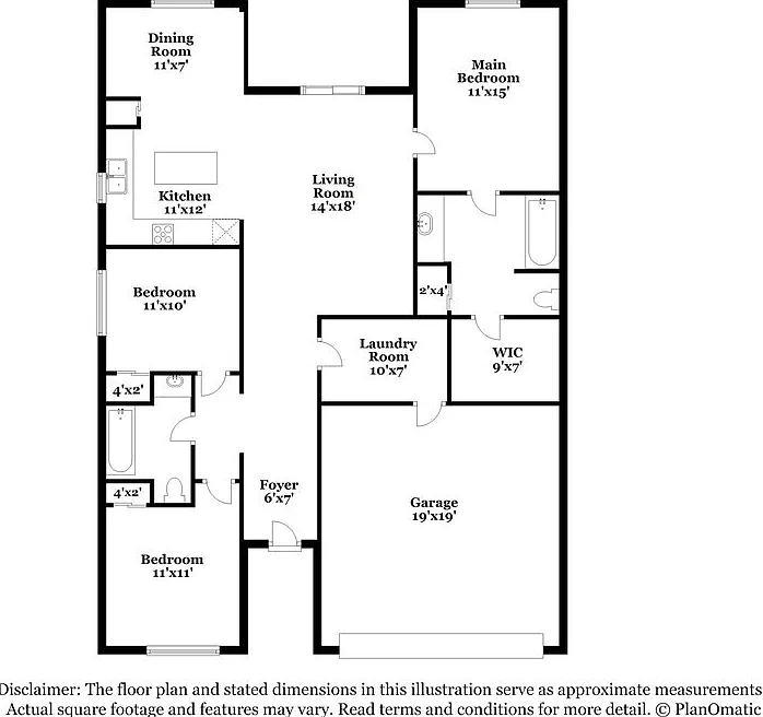 3 bed, 2.0 bath, 1362 sqft, $2,055 — Photo 2