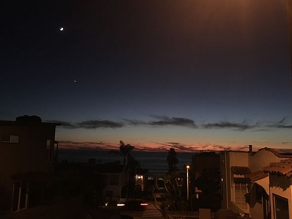 From the patio