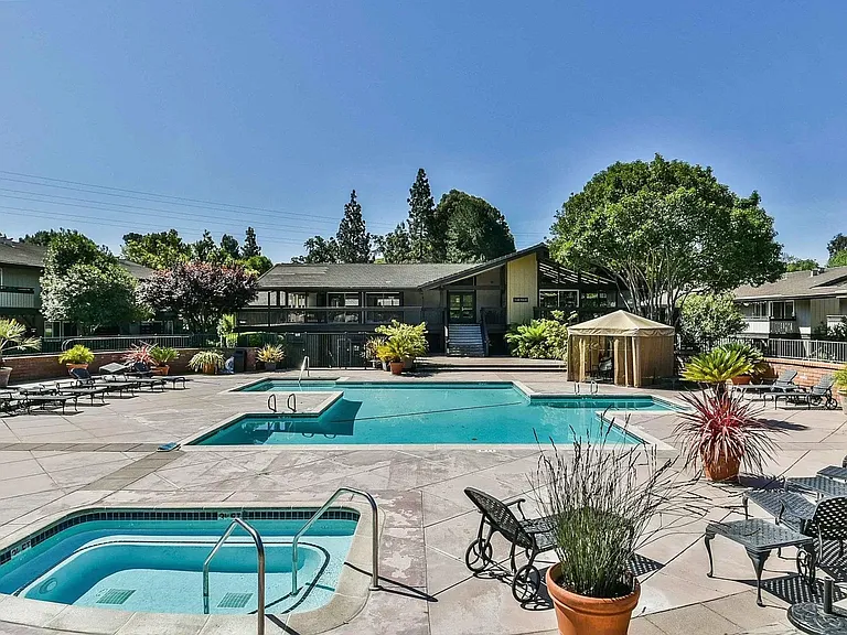 Swimming pool and whirlpool spa
