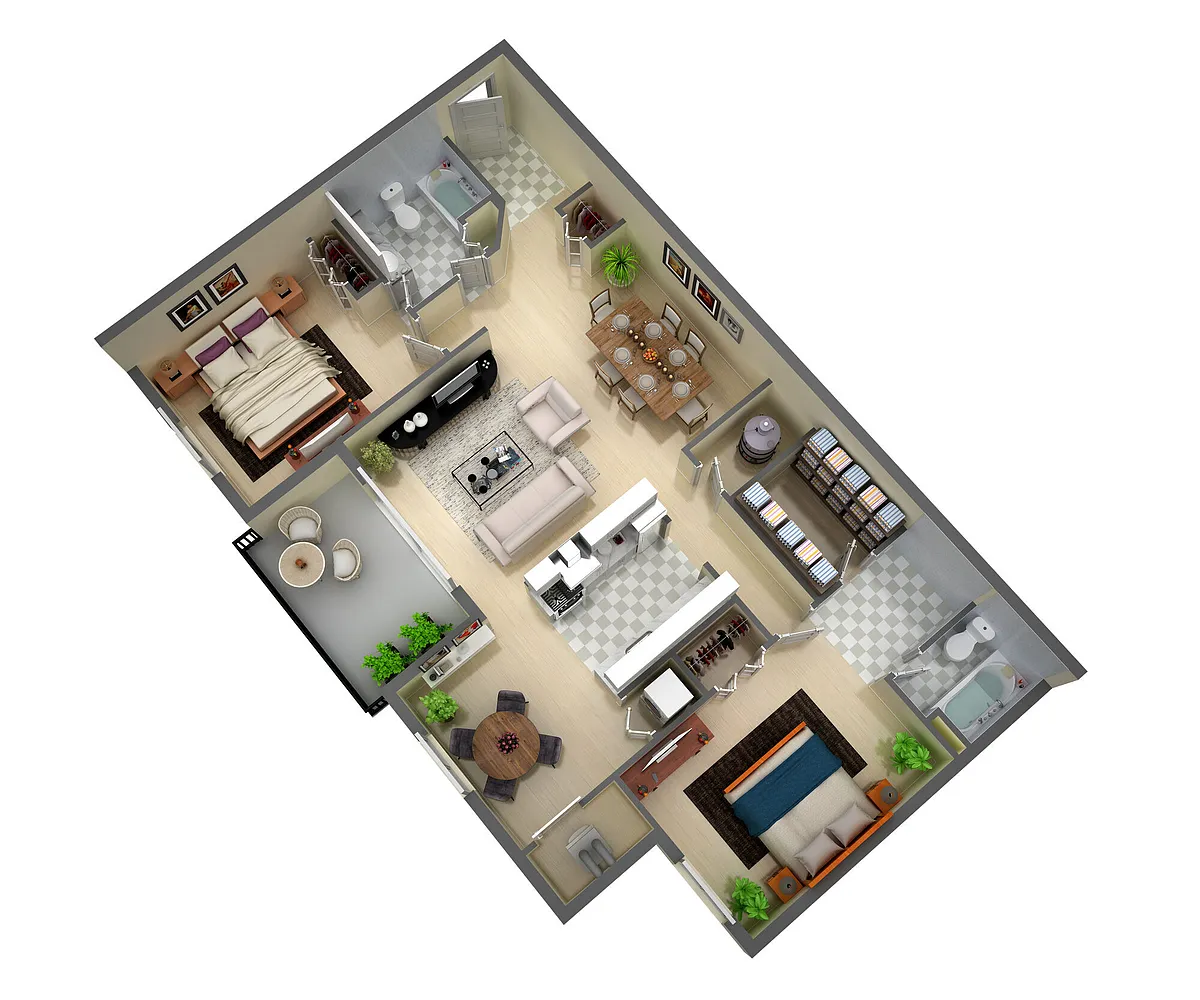 Floor plan B2R