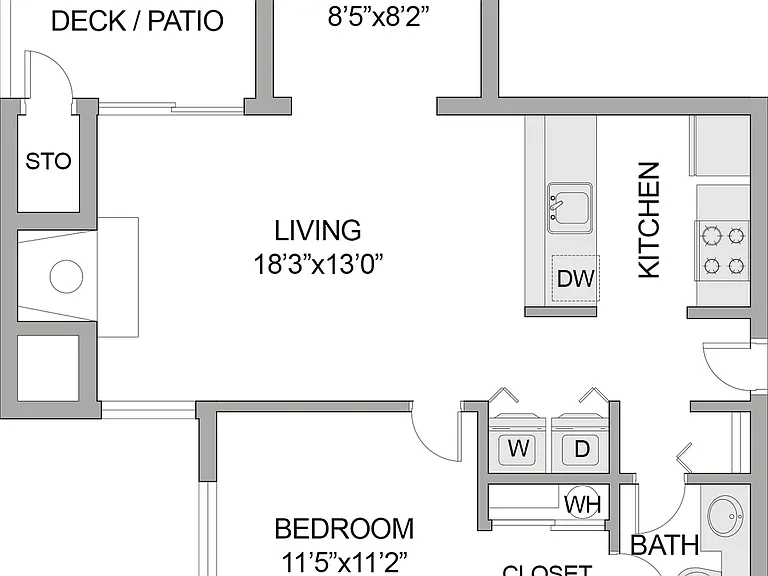 1 Bed 1 Bath With Den 1 Bed 1 Bath With Den