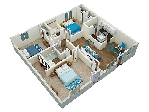 Floor plan Big Tex