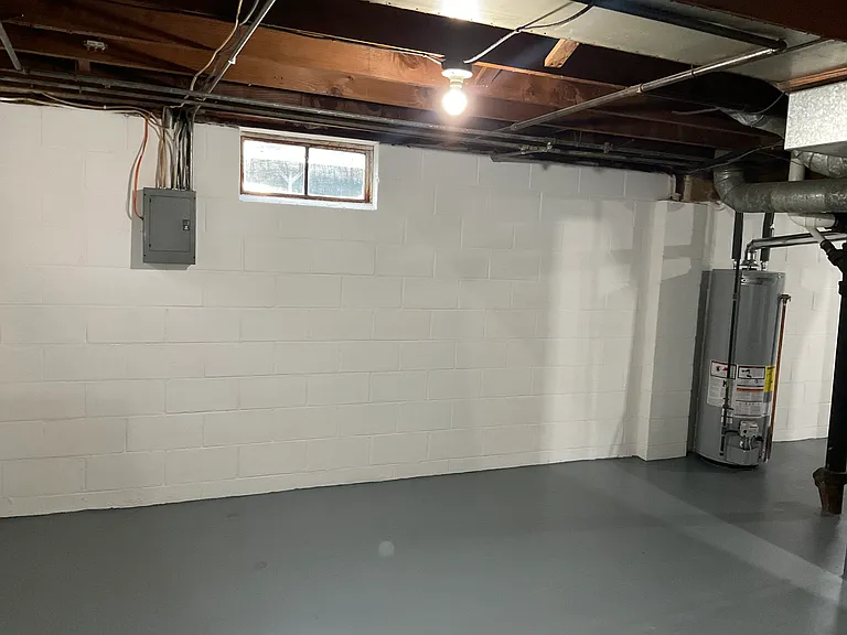 Updated electrical panel in basement