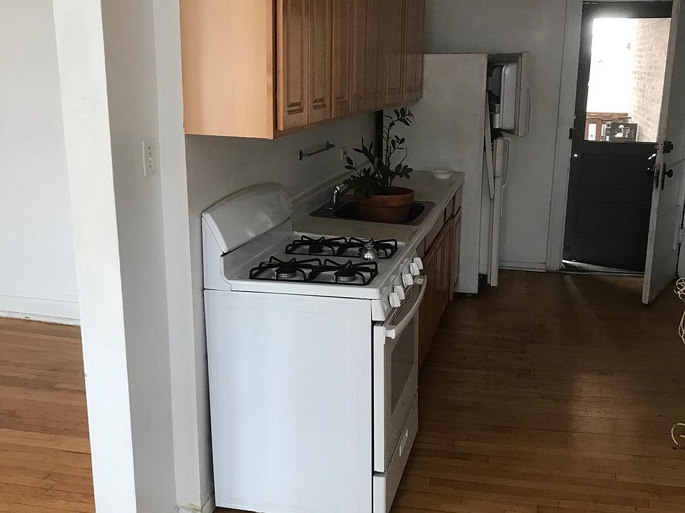 Kitchen and back door to porch area
